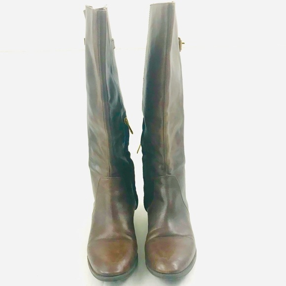 Sam Edelman Patton 2 Brown Leather Riding Boots - Size 8 - Picture 7 of 14
